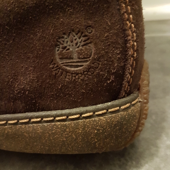 Timberland leather tall winter boots - Picture 2 of 4